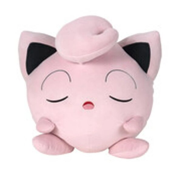 POKEMON JIGGLYPUFF SLEEPING PLUSH - 18-Inch Premium Plush - Picture 1 of 4